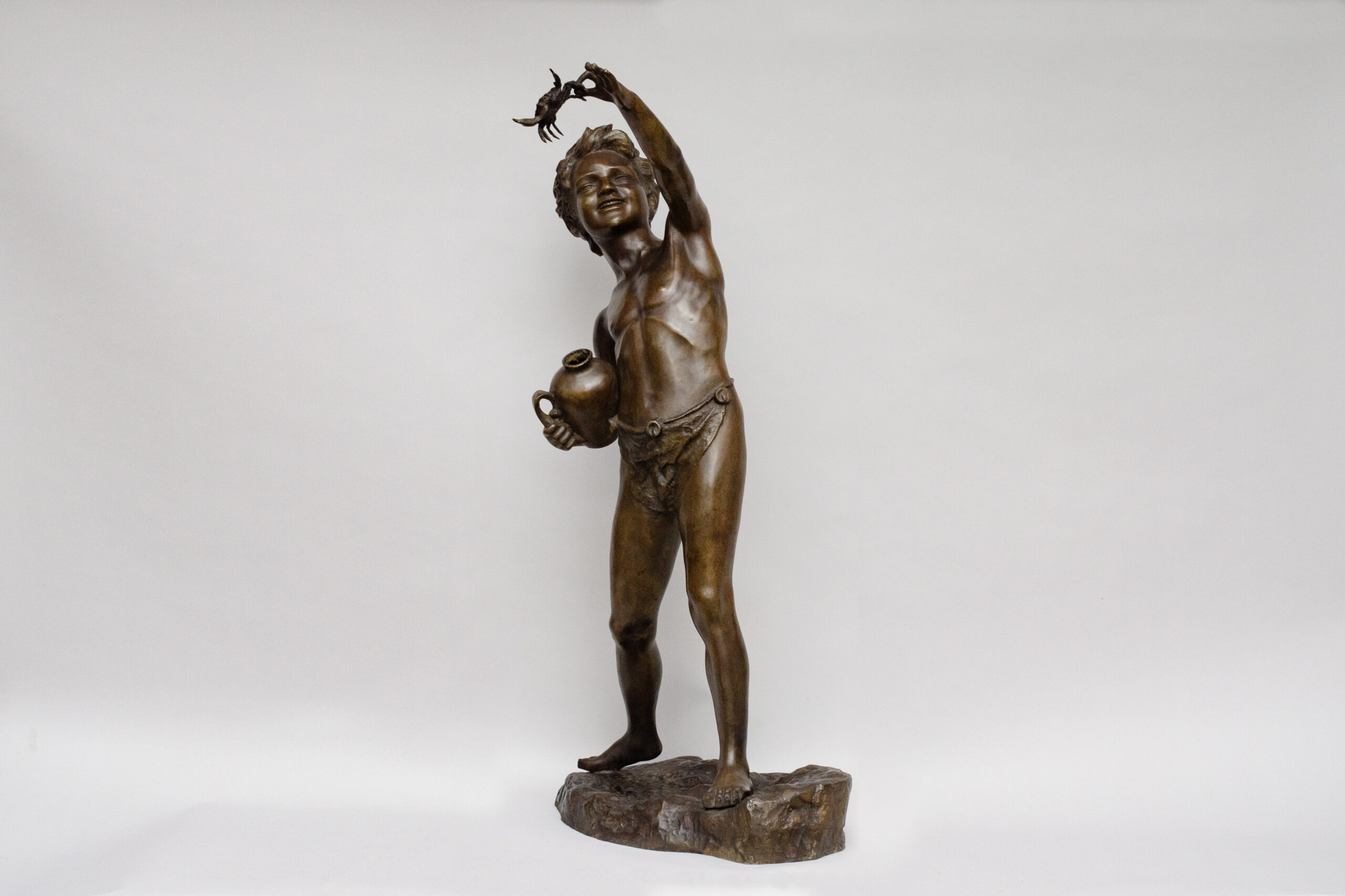 Grand bronze « pêcheur de crabes », Giovanni De Martino (Naples 1870-1935) - Image 15