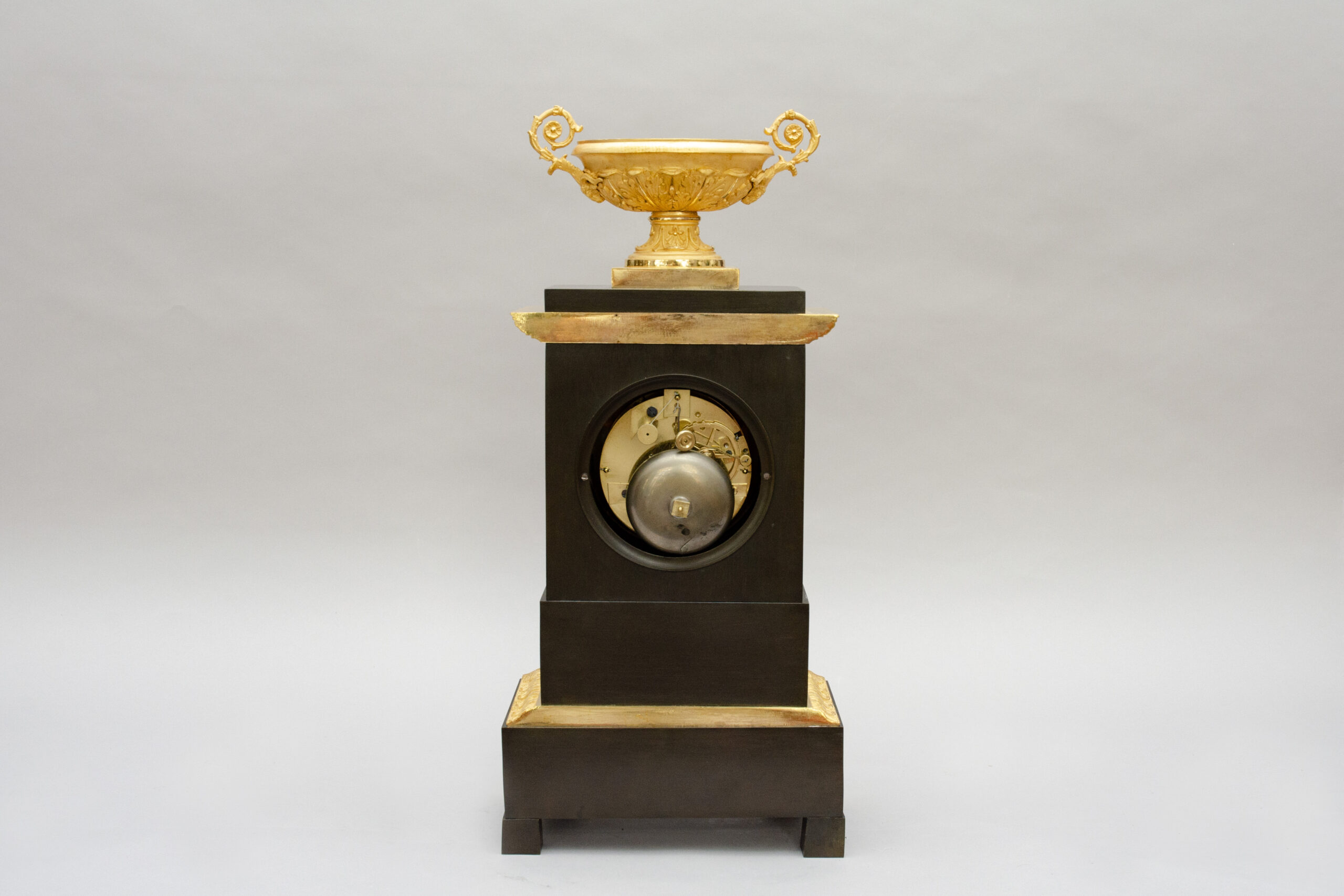 Bronze “Borne” clock, signed Charles Prosper Leroy - Image 6