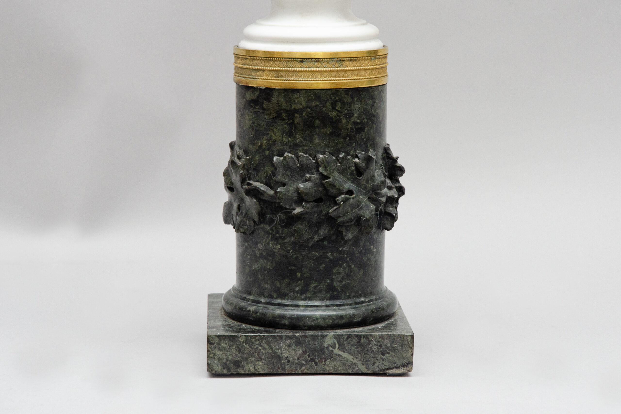 Biscuit bust "Pâris", marble base, after Antonio Canova - Image 8