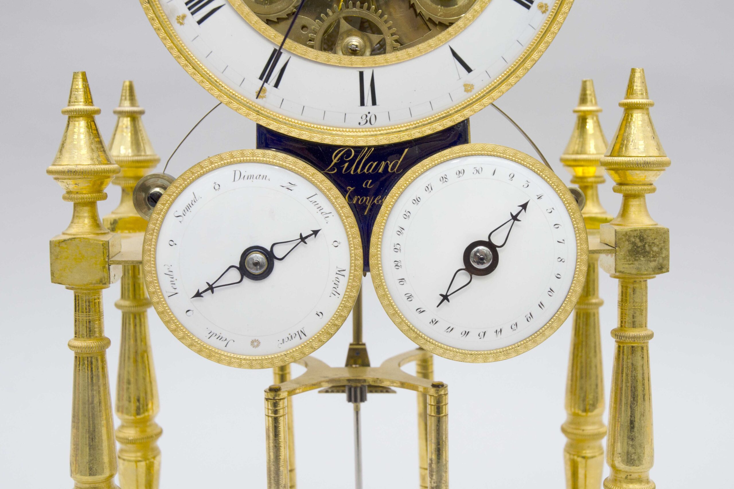 Exceptional portico clock with four dials, "Pillard à Troyes" - Image 3