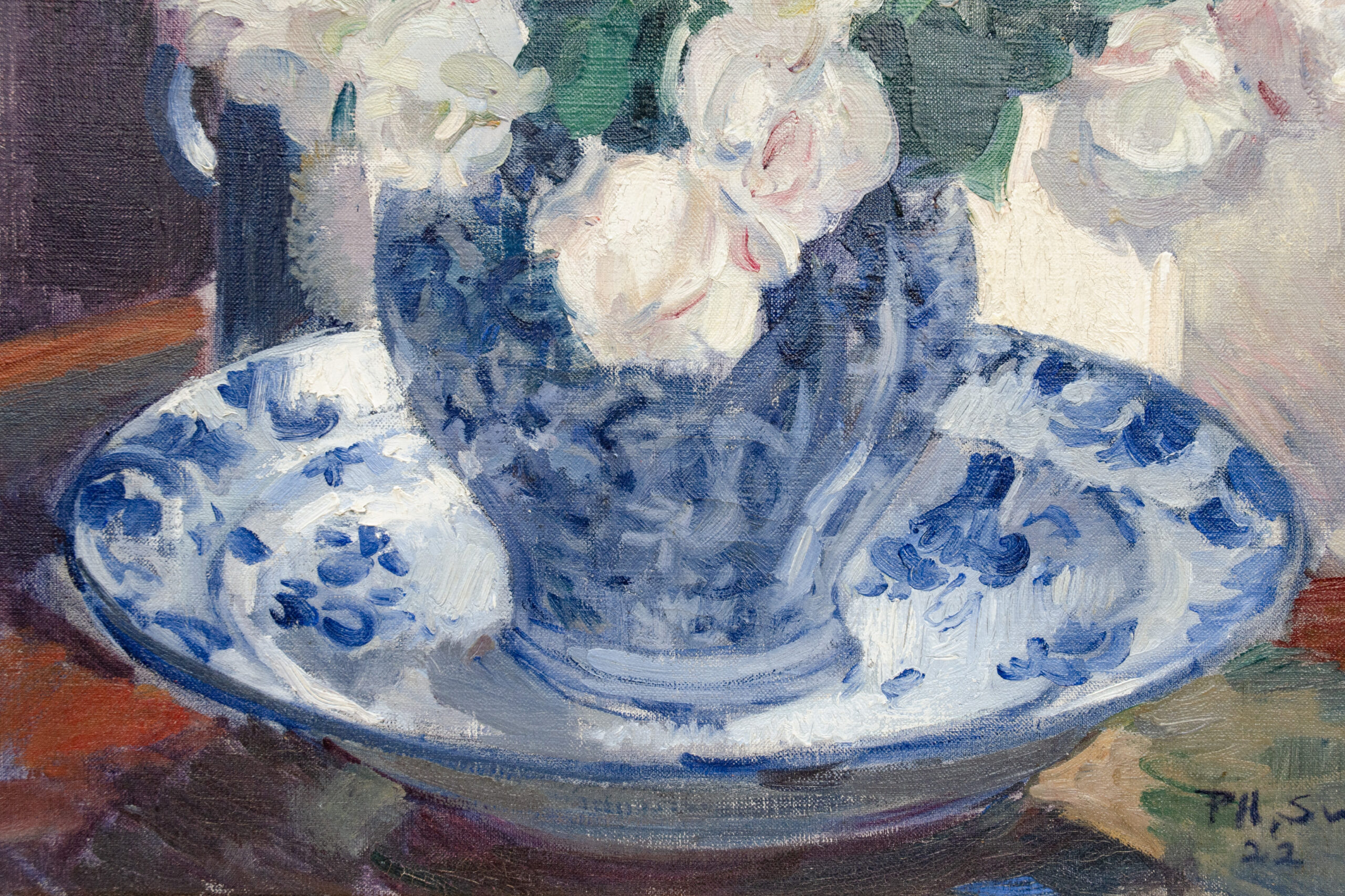 Still Life with Delphiniums, Philippe Swyncop - Image 4